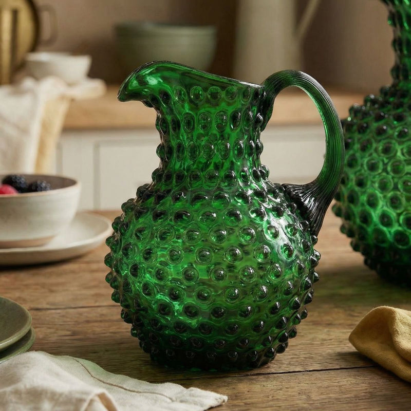 Hobnail Jug - Creamer - Midnight Botanica