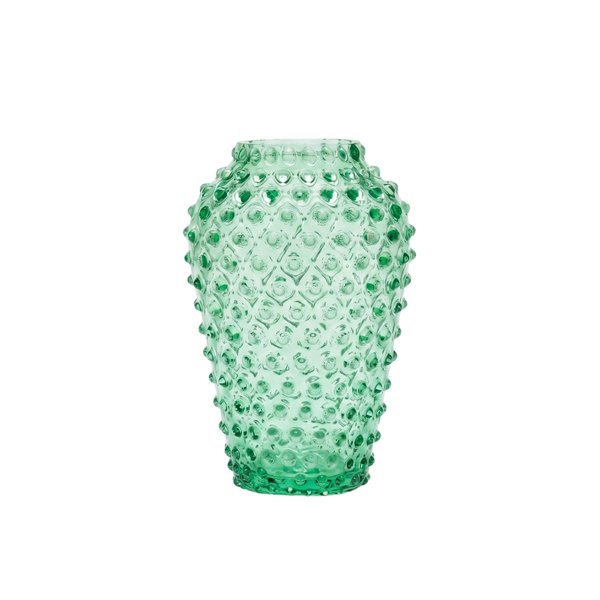 Hobnail Vase - Barrel - Capri Sea