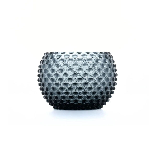 Hobnail Vase - Large - Charcoal Haze