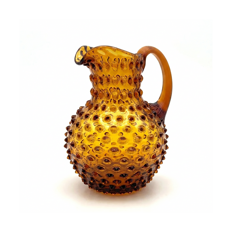 Hobnail Jug - Creamer - Saffron Light