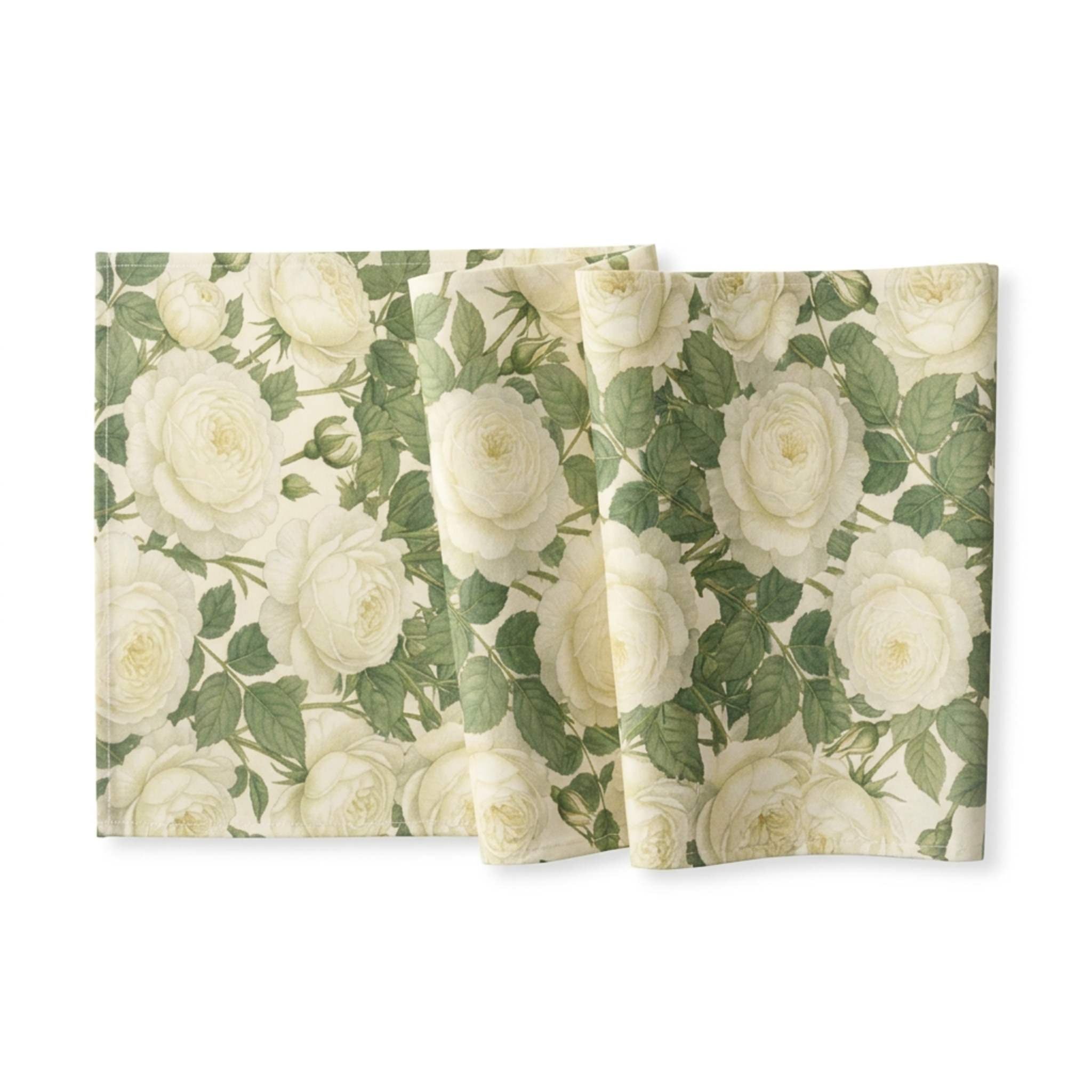 Cotton Twill Table Runner - English Garden