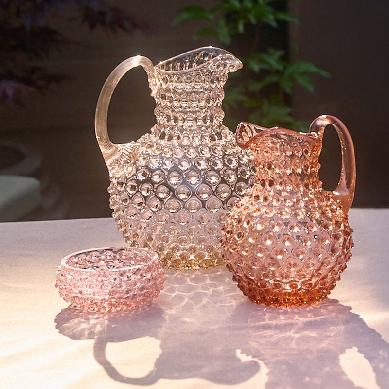 Hobnail Jug - Creamer - Rose Bronze