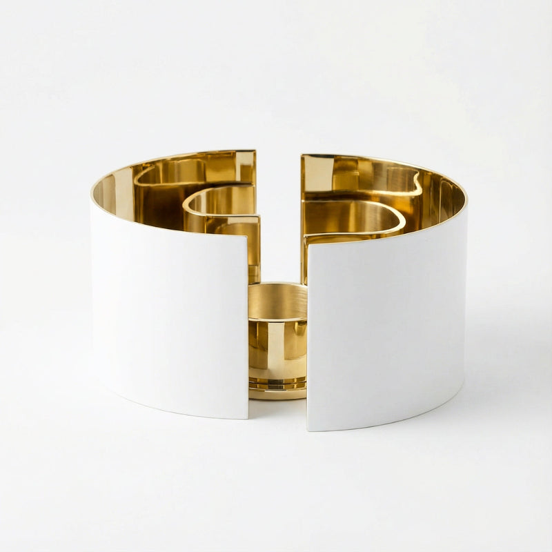 Infinity Candleholder - Small White: Designed by Bernadotte & Kylberg