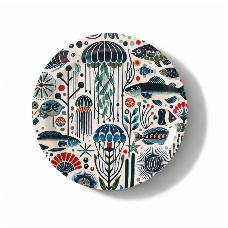 Jellyfish Mini Birchwood Tray Set of 2