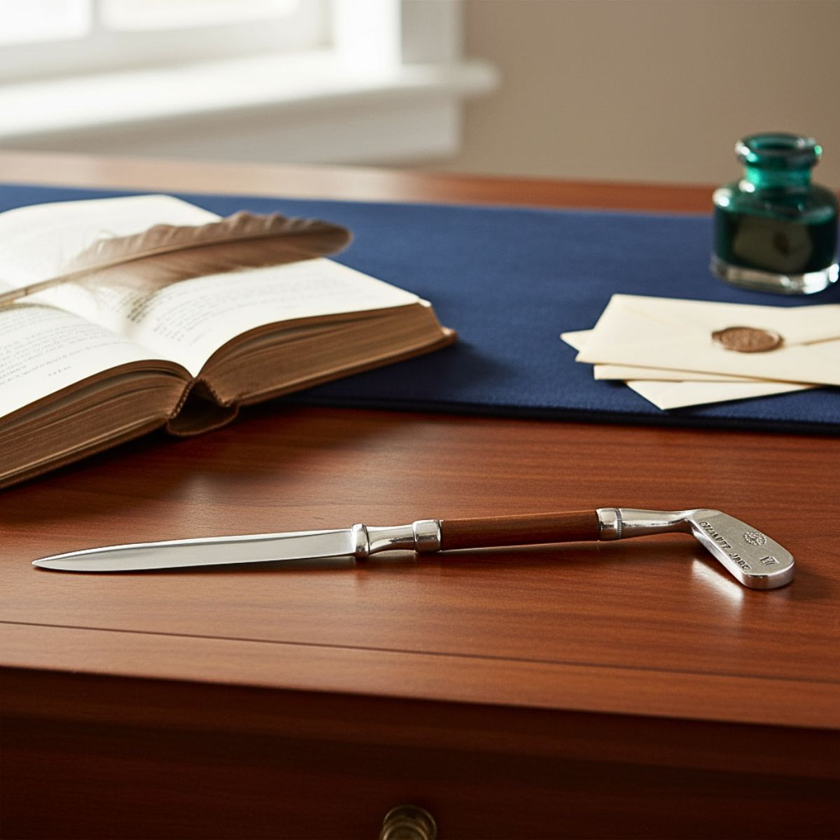 Golf Club Pewter Letter Opener