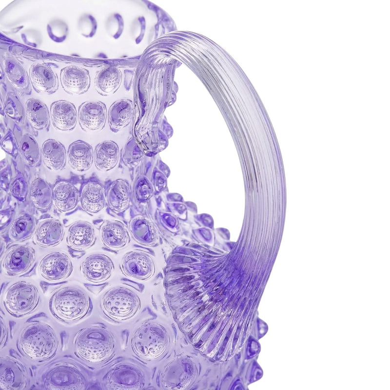Hobnail Jug - Creamer - Lilac Bloom