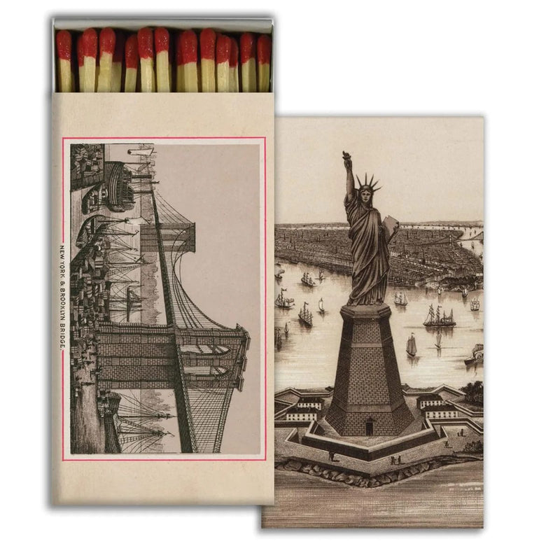 Warm Wishes Designer Matches - Lady Liberty