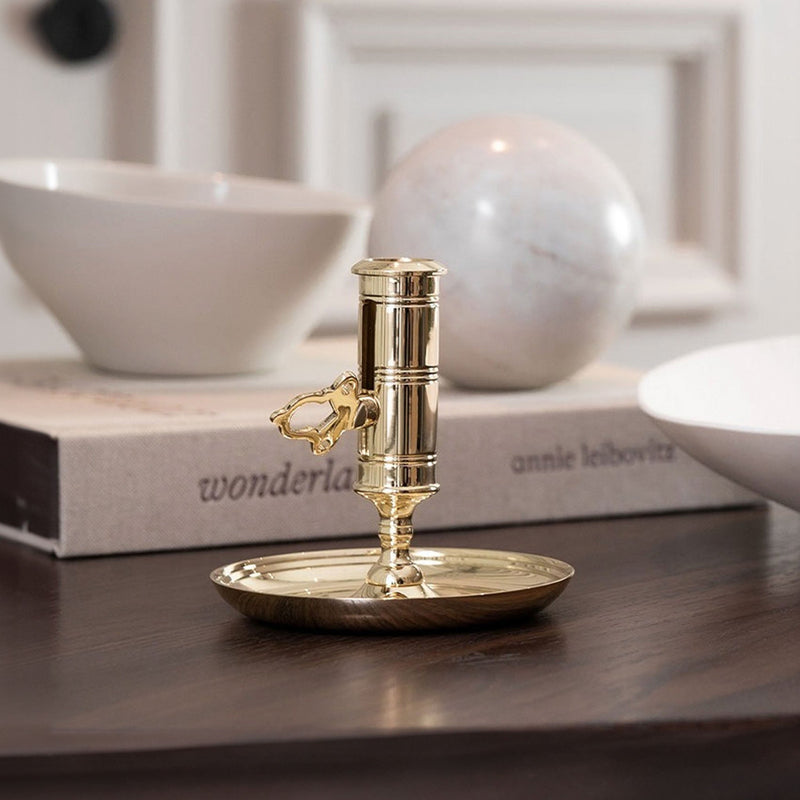 Office Candle Holder - Brass