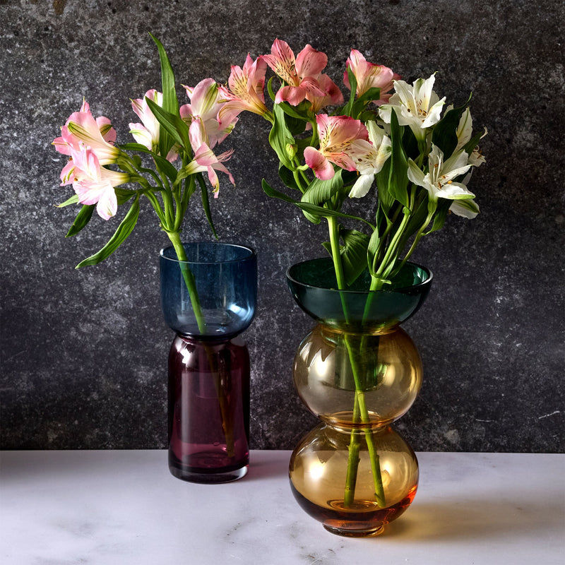 Reversible Flip Vase & Candle Holder Set - Fusion Lemon