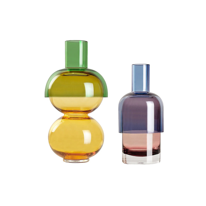 Reversible Flip Vase & Candle Holder Set - Fusion Lemon
