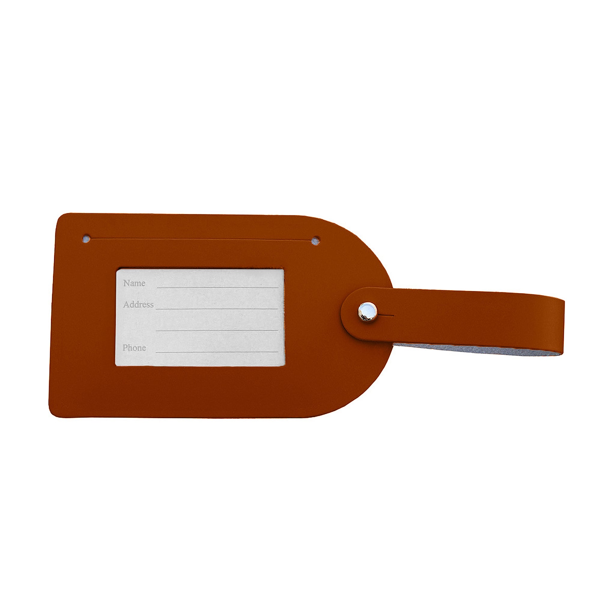 Handmade Recycled Leather Luggage Tag