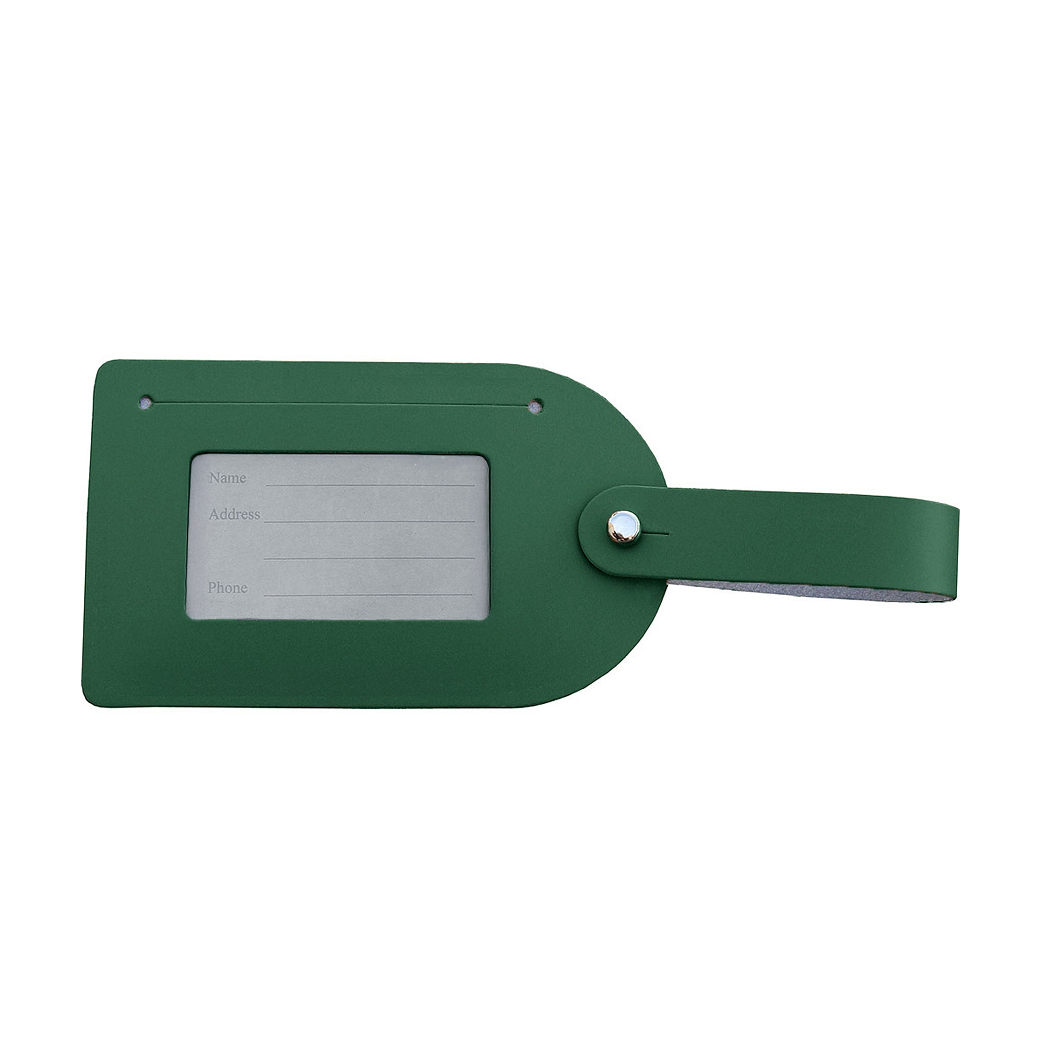 Handmade Recycled Leather Luggage Tag