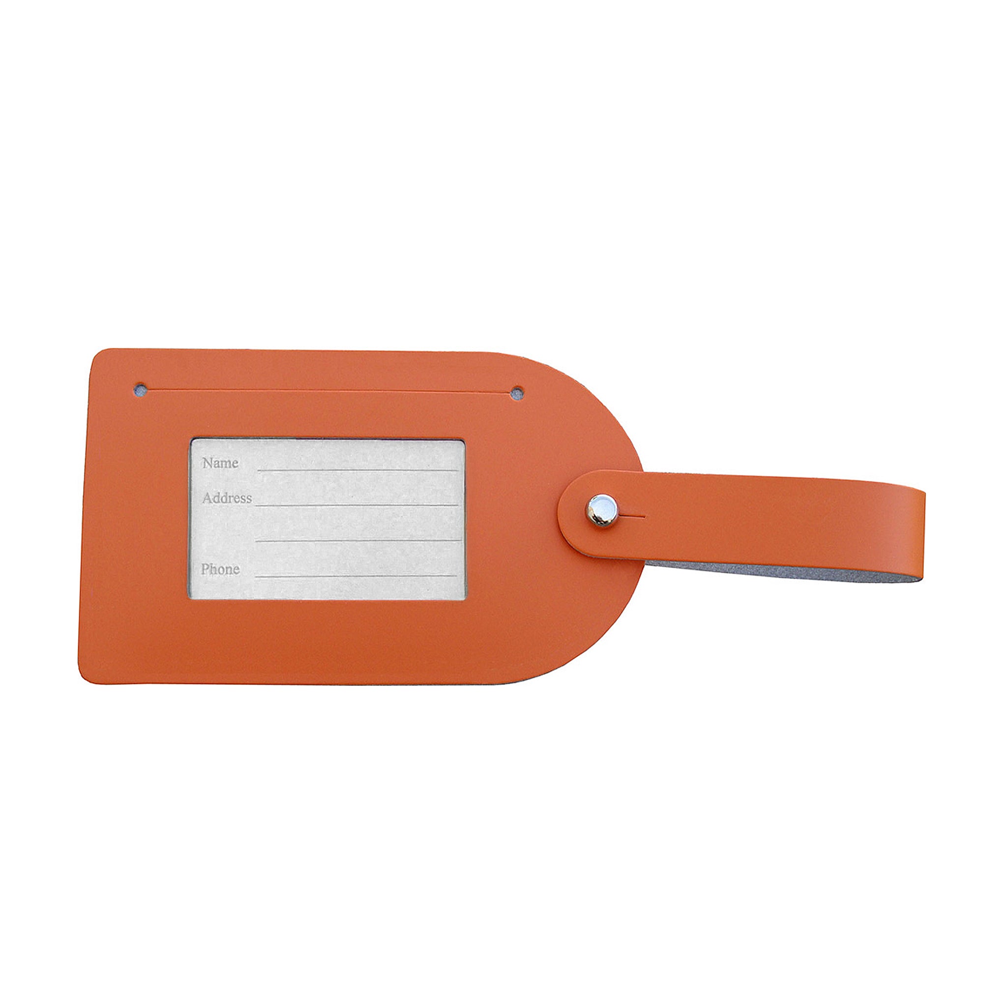 Handmade Recycled Leather Luggage Tag