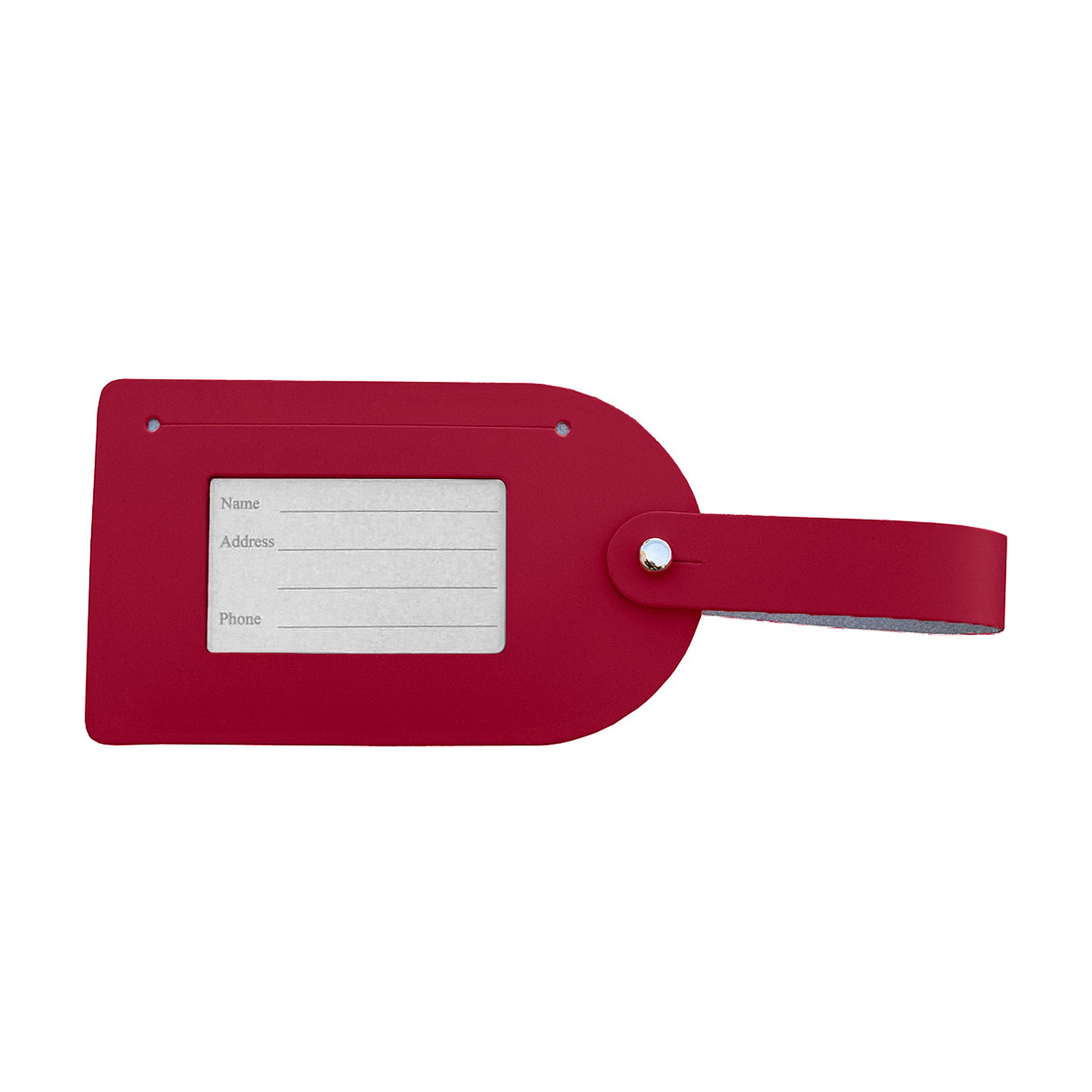 Handmade Recycled Leather Luggage Tag