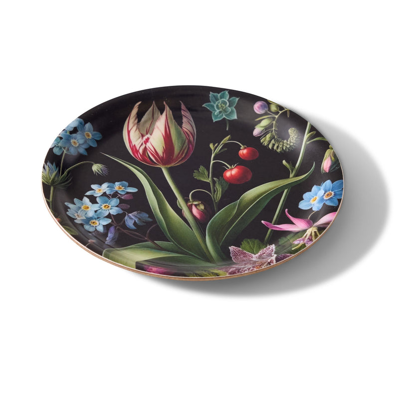 Forget-Me-Nots Mini Birchwood Tray Set of 2