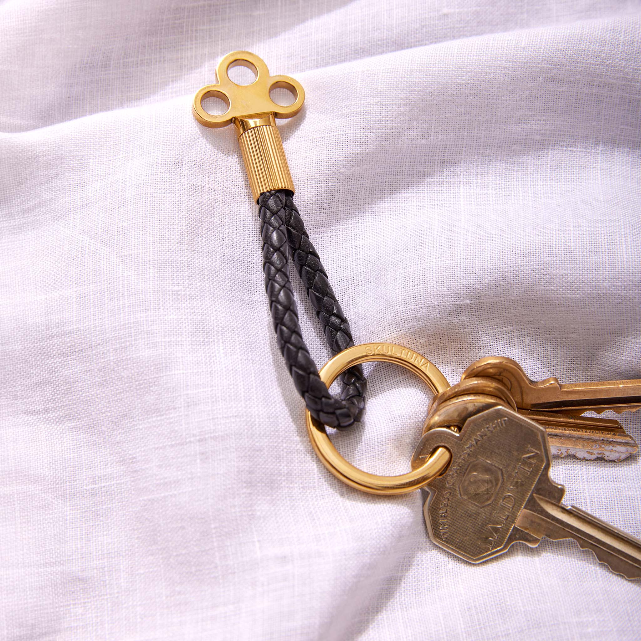 Keychain Gold - Black