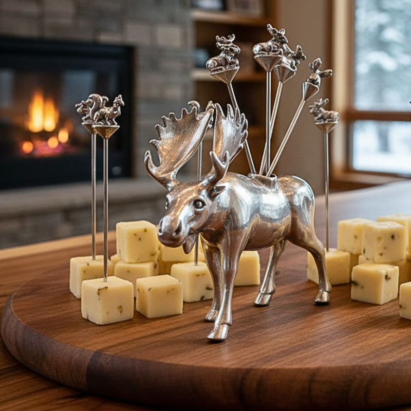 Moose Cheese Pick Set