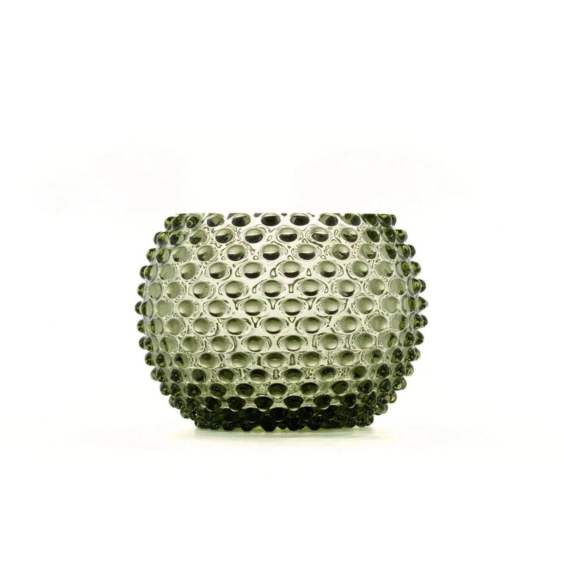 Hobnail Vase - Large - Moss Green