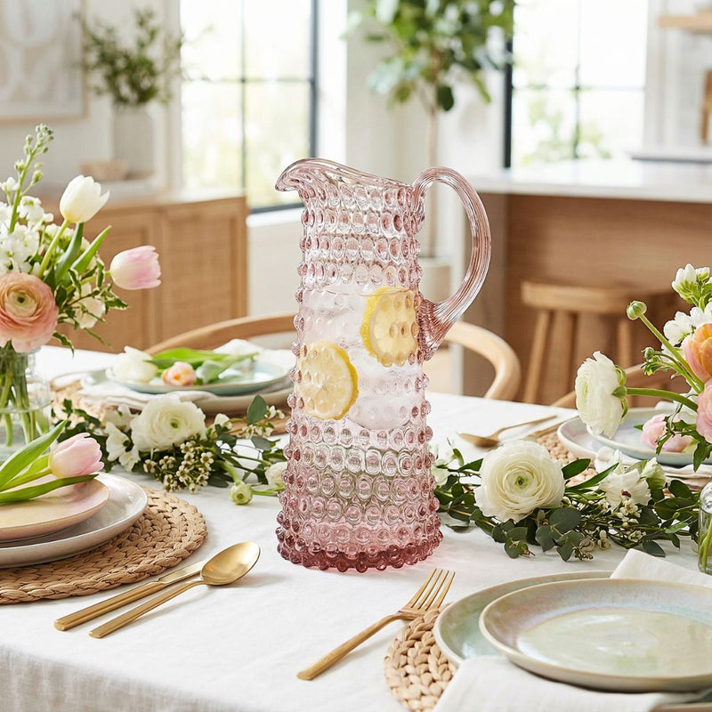 Hobnail Jug - Tall - Night Iris