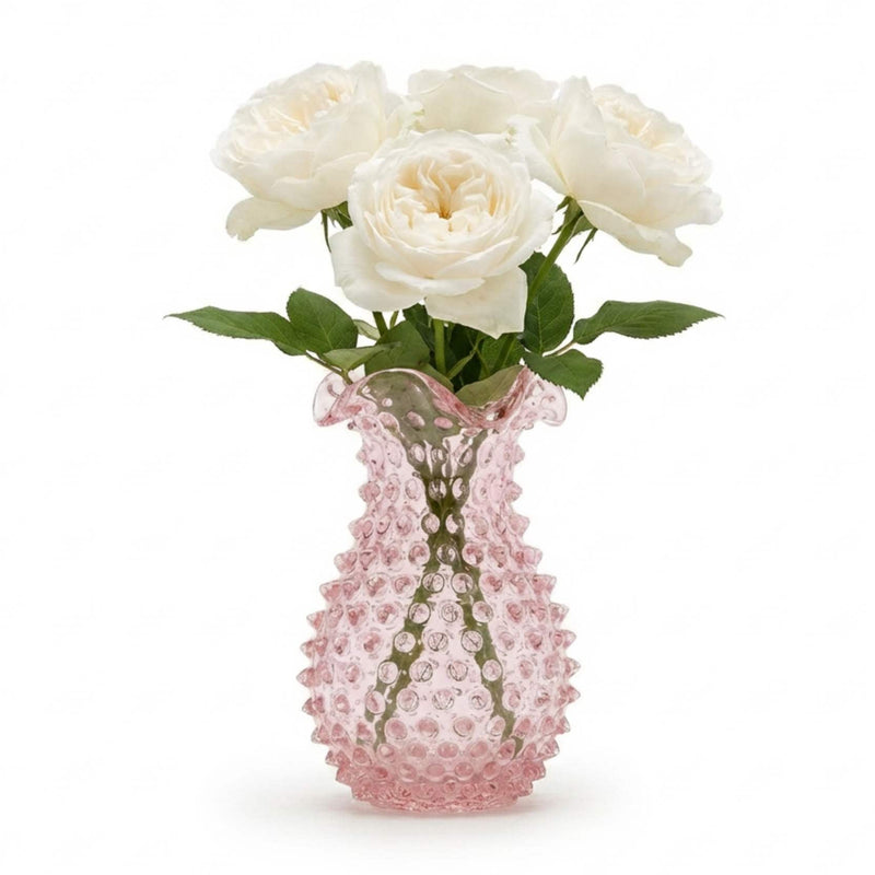 Hobnail Vase - Petal - Petal Pink