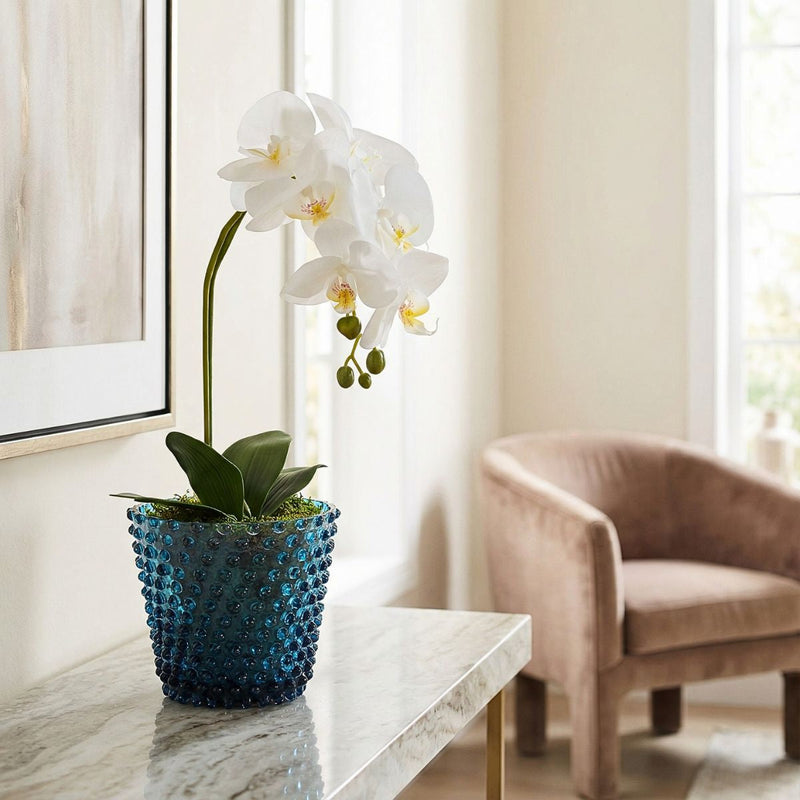 Hobnail Planter - Small - Midnight Blue