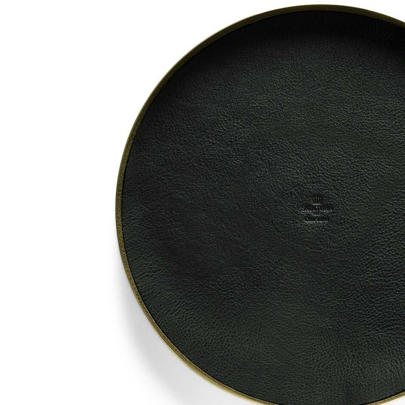 Karui Brass Tray – Dark Green - Medium