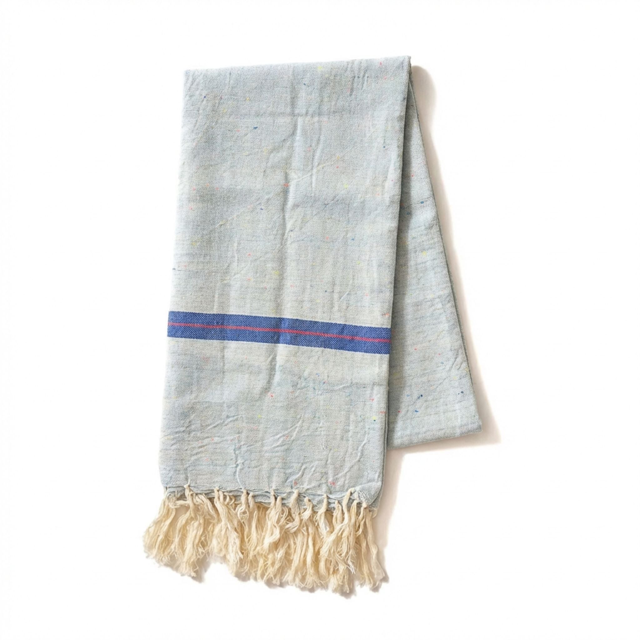 Turkish Linen Beach Towel - Blue