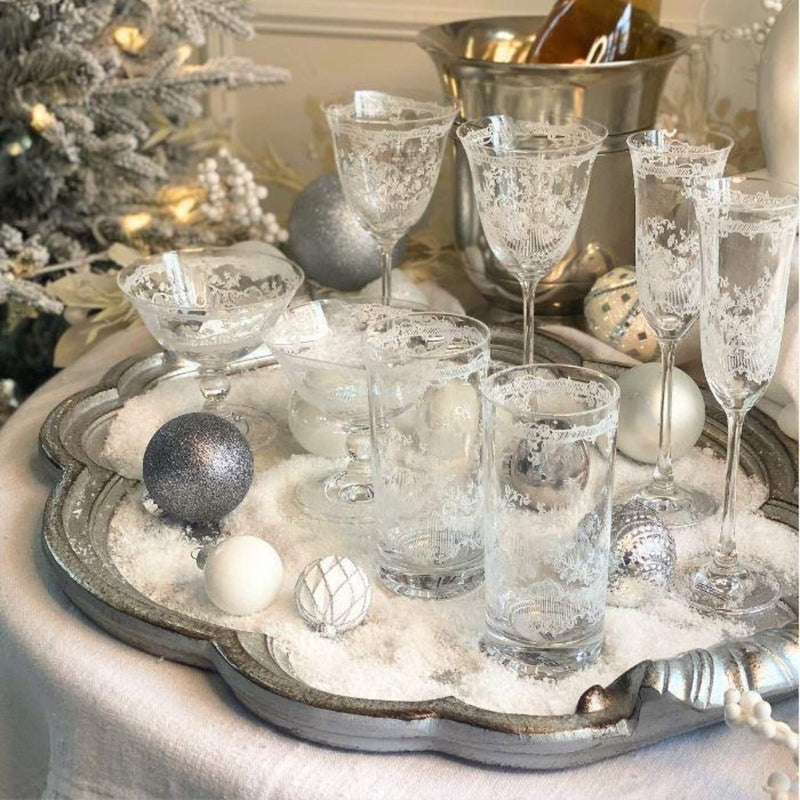 Giardino Wine Glass - White