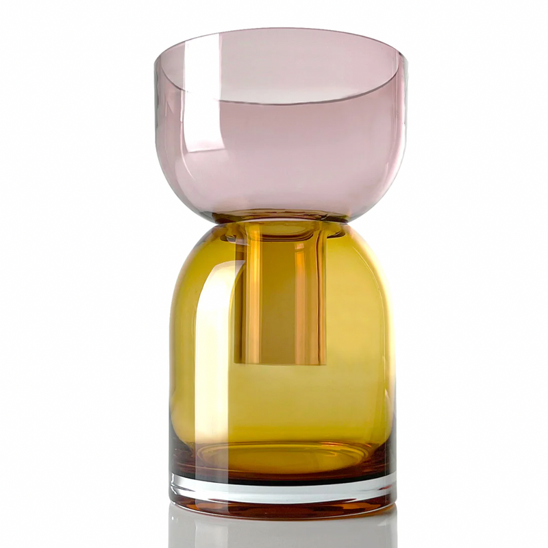 Pink & Yellow Flip Vase | Medium