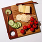 Two-toned Wooden Cheese Board Set - A Unique Thank You Gift